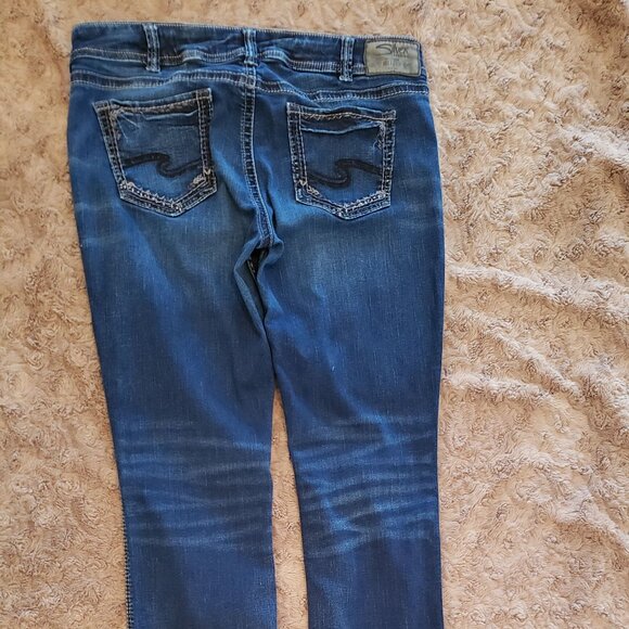 SILVER Elyse Jeans Size W: 31 L:32 - Picture 4 of 7